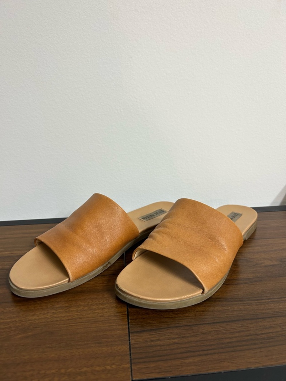 Steve Madden Women's Karolyn Leather Slide Sandal